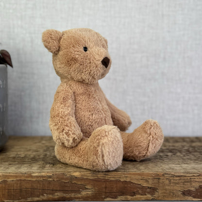 Jellycat Small Butterscotch Bear - Retired Brown Beige Bear Soft Toy Beanie 8”