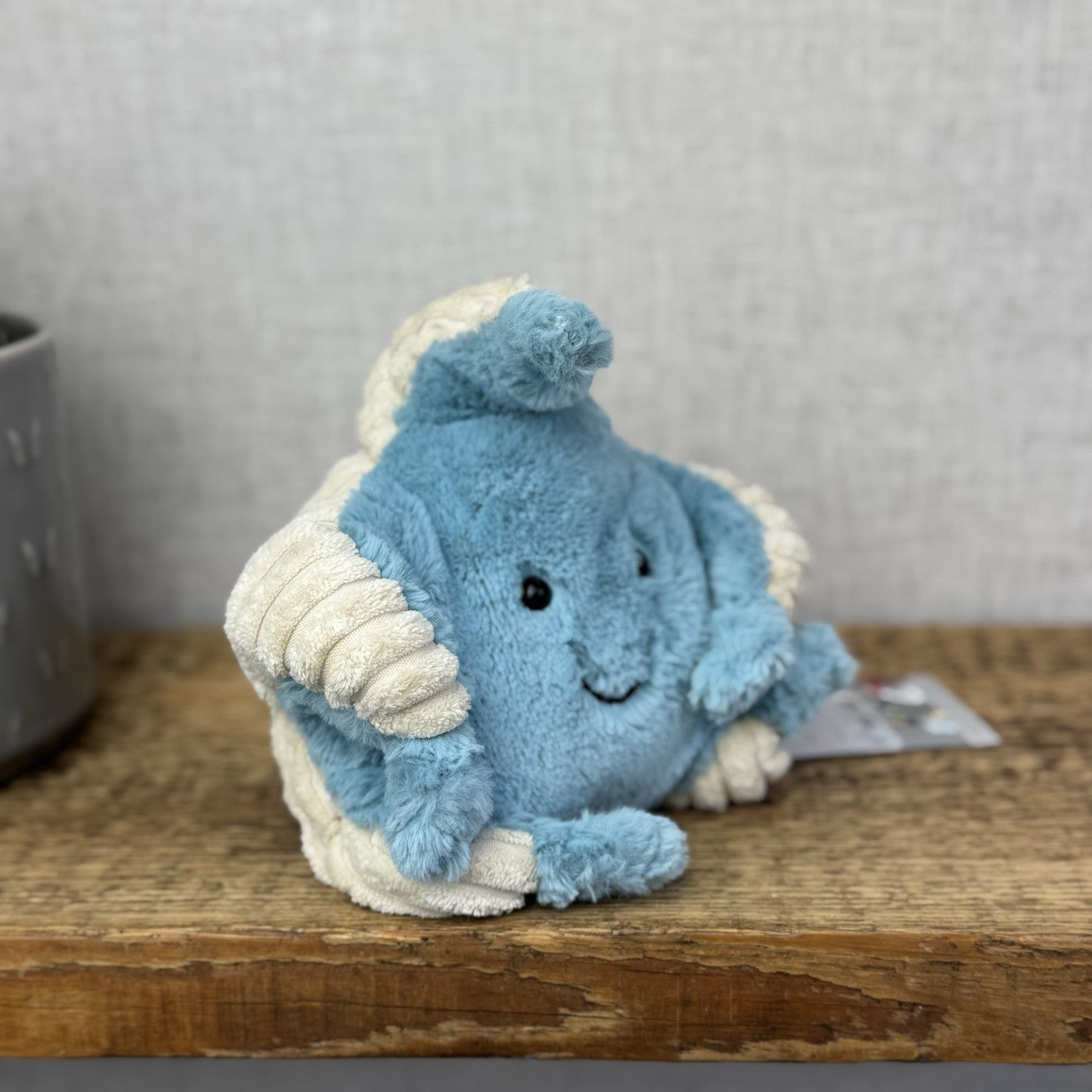 Jellycat Skye Starfish Plush Toy - Small Blue Beanie Starfish Sea Theme 8" (#2)
