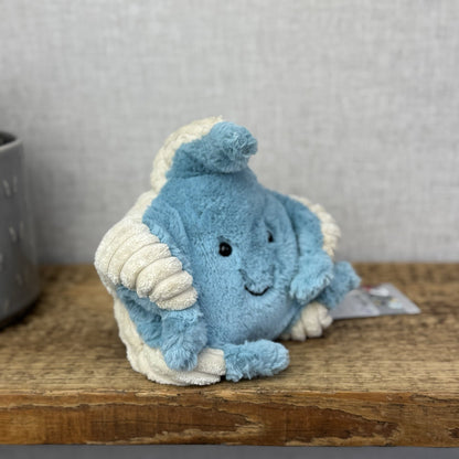 Jellycat Skye Starfish Plush Toy - Small Blue Beanie Starfish Sea Theme 8" (#2)