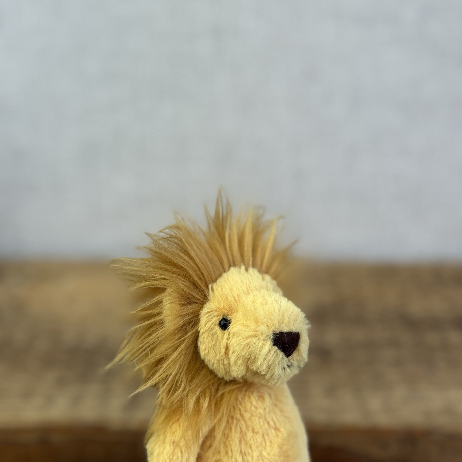 Jellycat Baby Bashful Lion - Tiny Mini Lion Soft Toy Pocket Pal Beanie Rare 5”