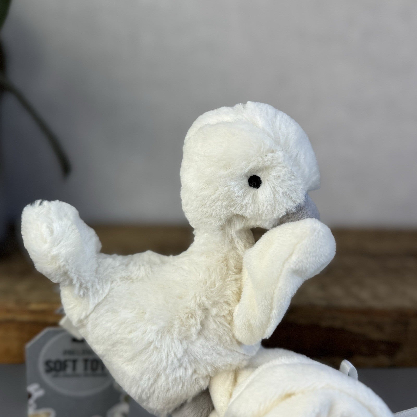 Jellycat Syllabub Swan Soother - Cream/shite Swan Comfort Blanket Snuggle NWOT