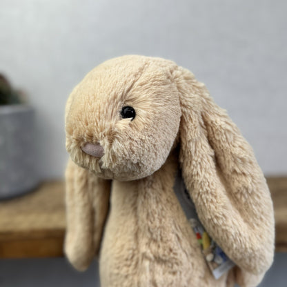 Jellycat Medium Bashful Honey Bunny - Rare Retired Medium Rabbit 12”