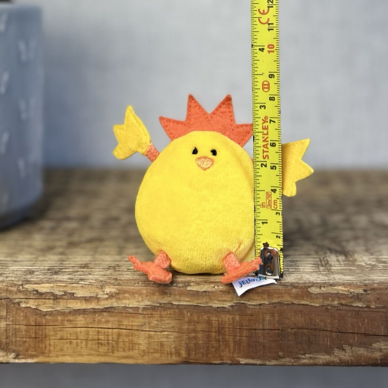 Jellycat Chirpy Chick Assortment - Retired 2005 - Yellow Tiny Chirpy Chick 3"