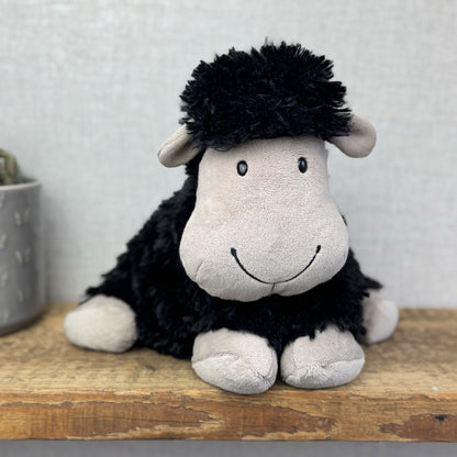 Jellycat Medium Black Truffles Sheep - Floppy Lamp Pillow Beanie Retired 14” NWT