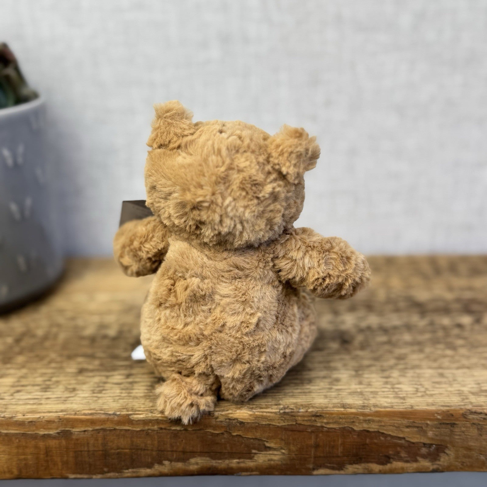 Jellycat Tiny Bartholemew Bear - Tiny Bear Jellycat Beanie Light Brown 7"