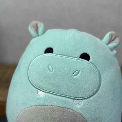 Squishmallow Hank The Hippo Blue/Mint Squishmallow Wild Animal Plush  7"