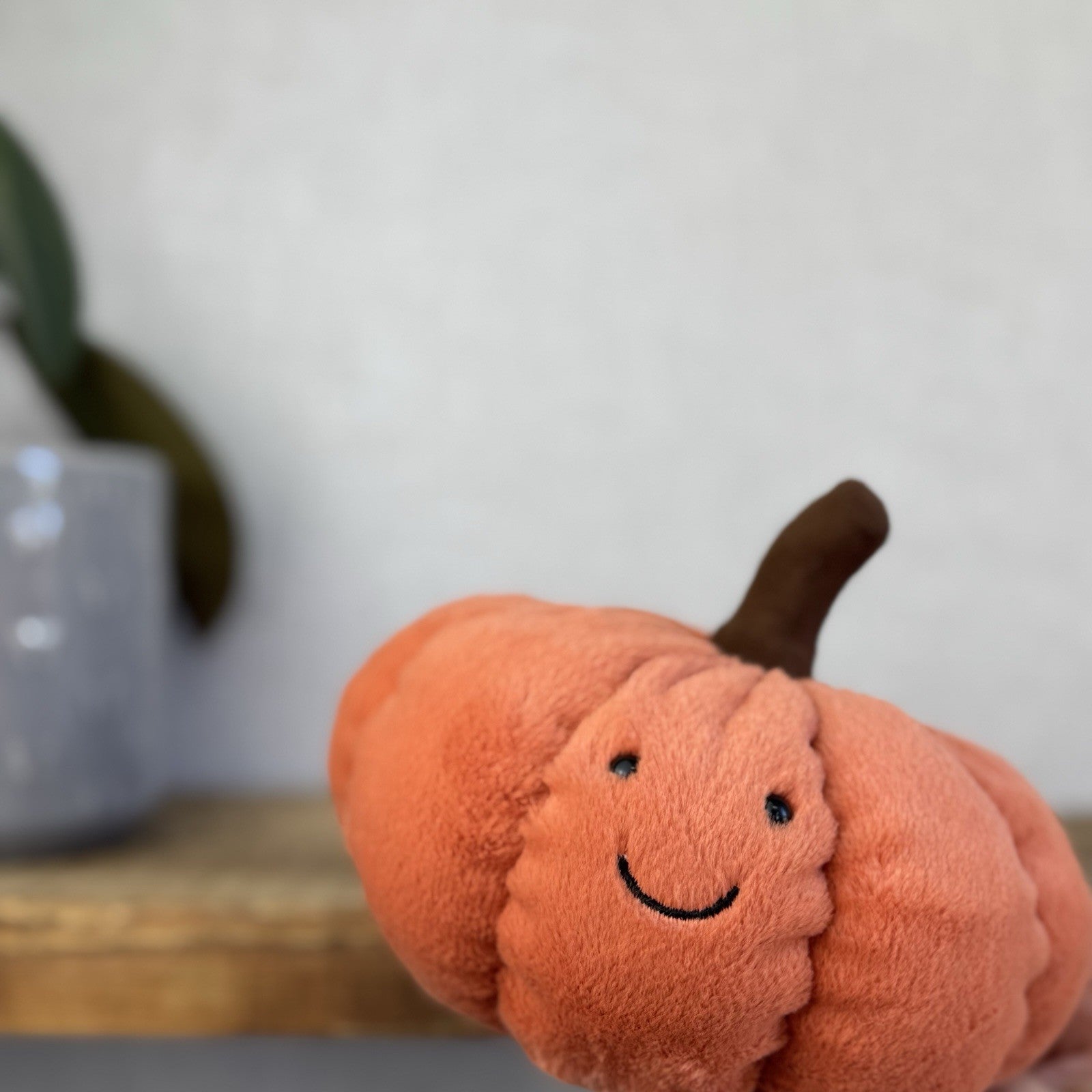 Jellycat Orange Squishy Squash - Amuseable Retired  NWOT Beanie Plush 6”