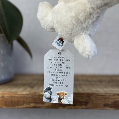Jellycat Bashful Lamb Soother - Sheep Lamb Cream Comfort Blanket Baby Gift NWOT