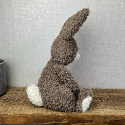 Jellycat Hetty Hare - Brown Curly Haired Rabbit Medium Soft Toy Retired 12"
