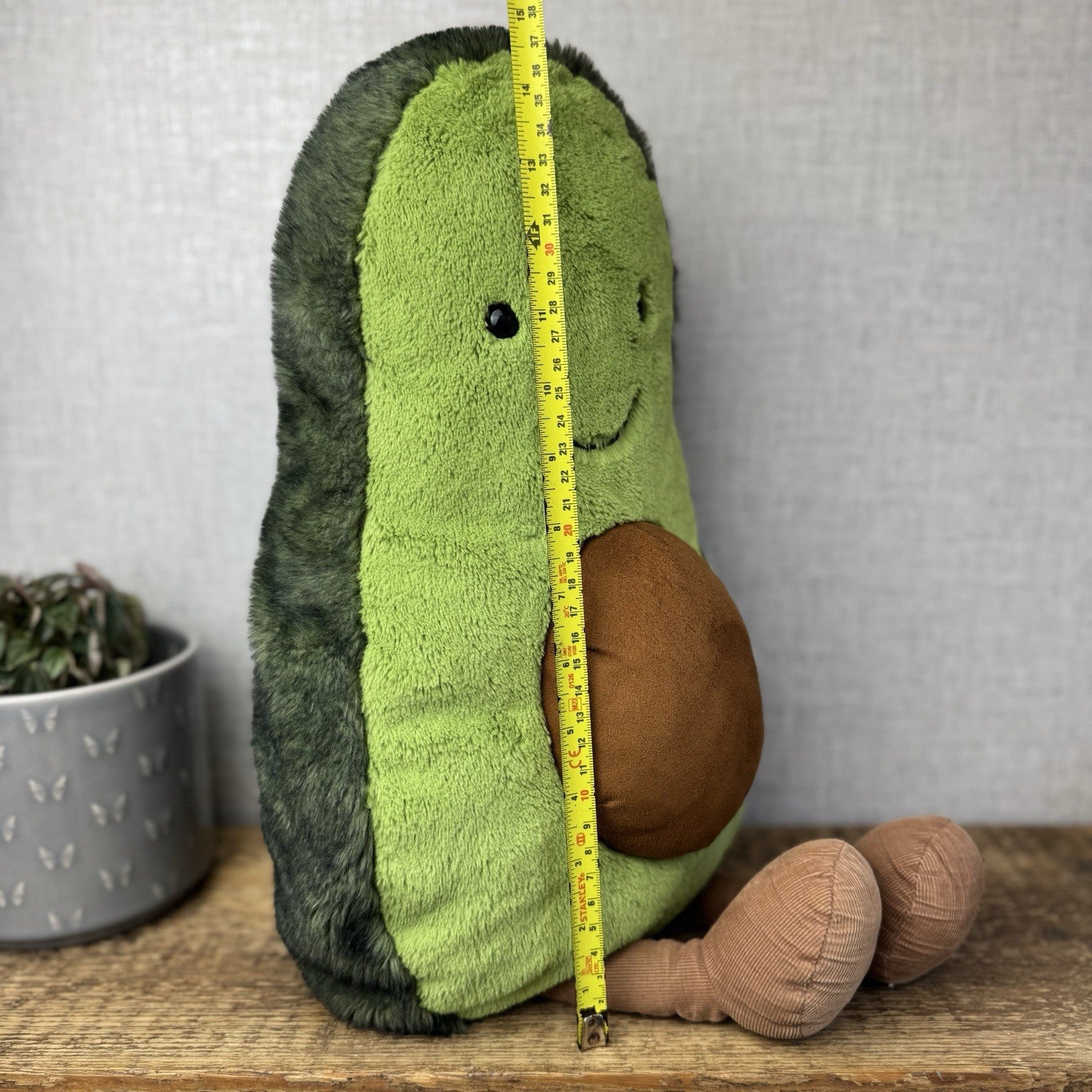 Jellycat Huge Amuseable Avocado - Huge Avocado Soft Toy Beanie Plush Retired 18”