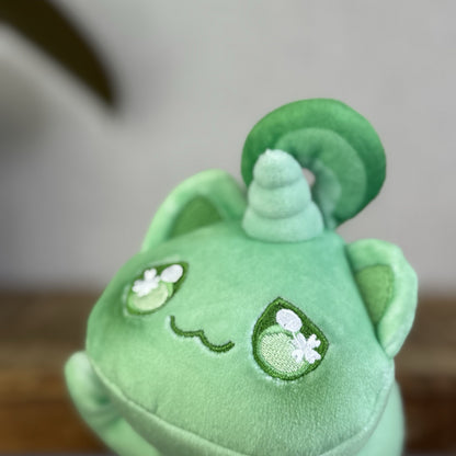 Aphmau MeeMeows - Green Unicorn Cat Sharock Limited Edition Cat Plush 6"