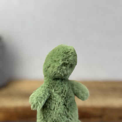 Jellycat Mini Fossily T-rex - Tiny Dinosaur Beanie Plush Retired Mini Dino 6"
