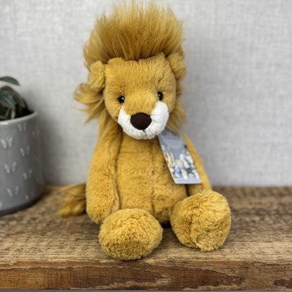 Jellycat Wumper Lion - Super Soft Yellow Floppy Lion Soft Toy Retired Rare 14"