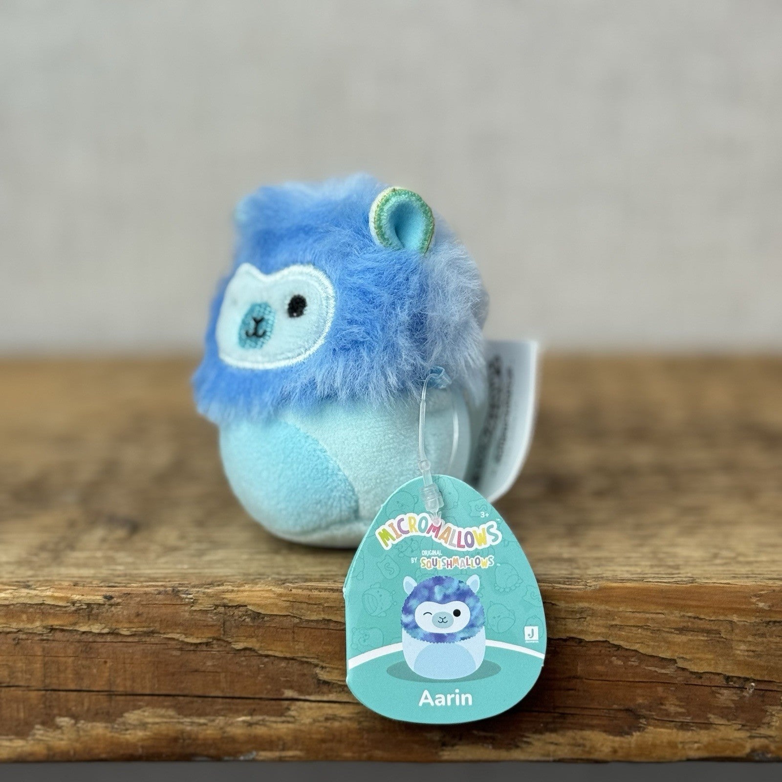 Squishmallow Micromallow - Aarin Blue Alpaca With Tags (Multi Buy Discount)