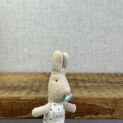 Maileg MY Baby Rabbit 2016 - Retired Baby Bunny With Button Dummy Miniature