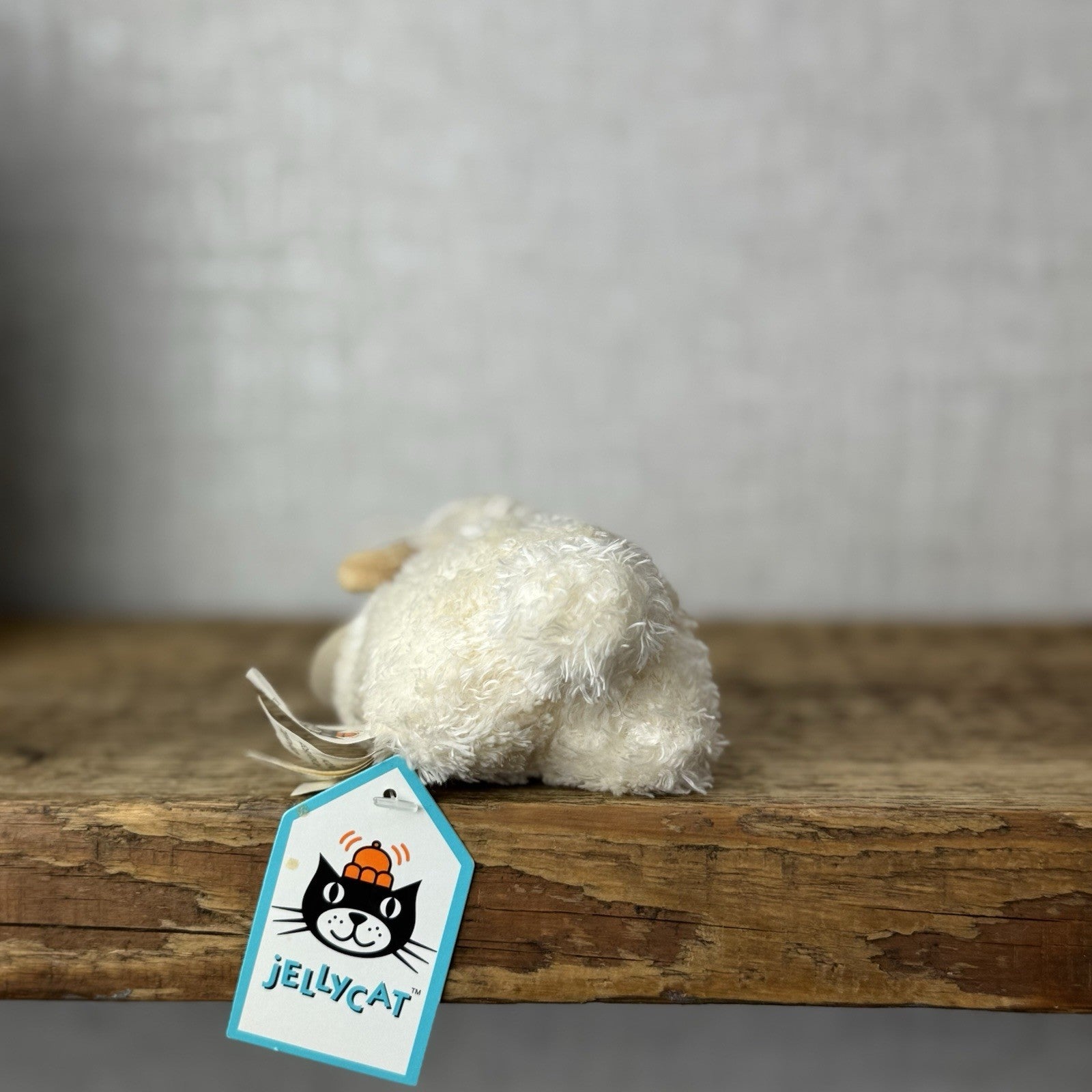 Jellycat Rare Bobtail Sheep - Collectible Lamb (misprinted Tag) Tiny Vintage 4”