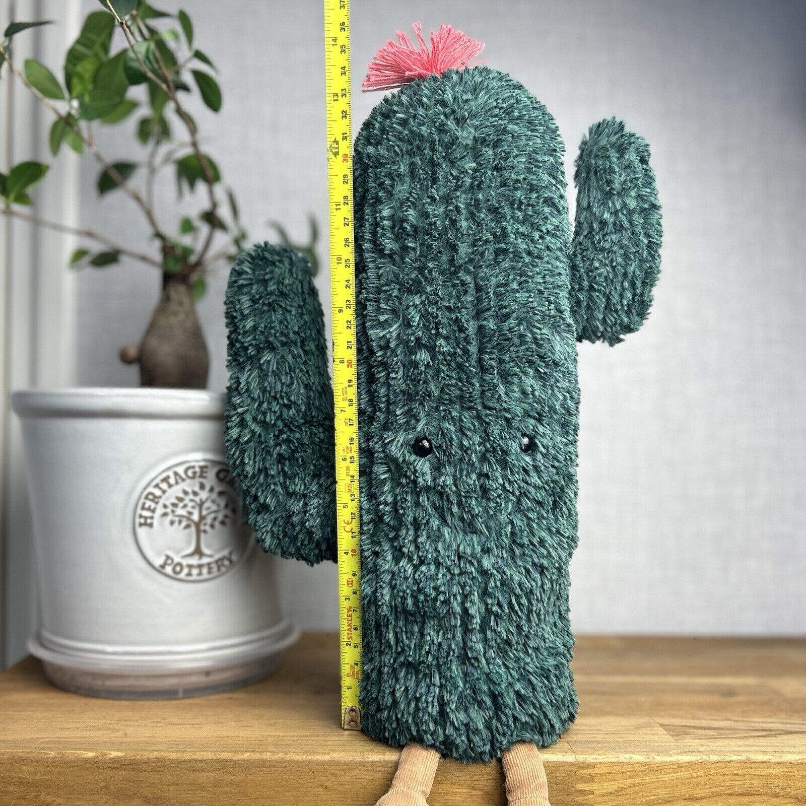 Jellycat Large Amuseable Cactus - Large Green Cactus Soft Toy Plush Garden 16"