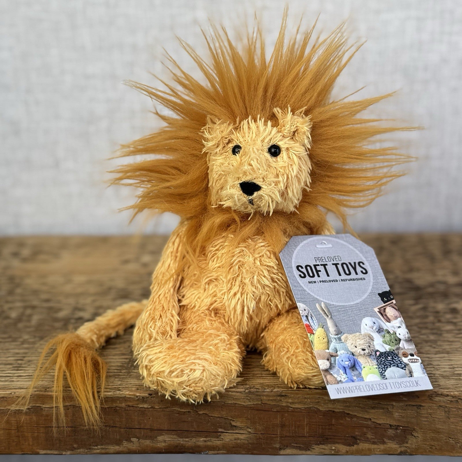 Jellycat Bunglie Tot Lion - Rare Retired US Exclusive Mini Bunglie Lion 7"