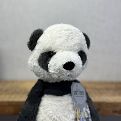 Jellycat Tuffet Panda - Panda Textured Beanie Plush Wild Animal Retired 12" (#2)