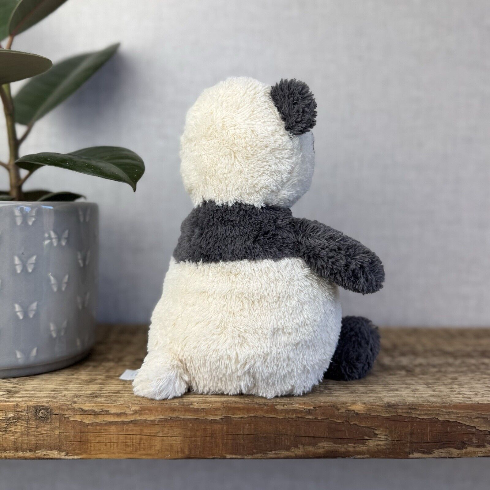 Jellycat Peanut Panda - Medium Peanut Scruffy Small Chubby Panda Plush Beanie 8”