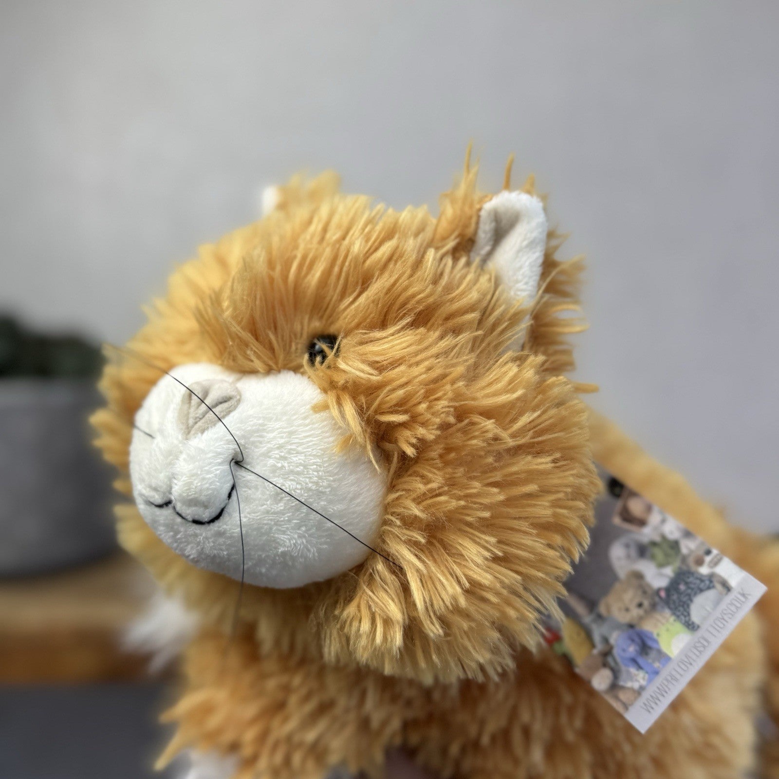 Jellycat Medium Truffles Vintage Ginger Cat - Cat Floppy Pillow Beanie Rare NWOT