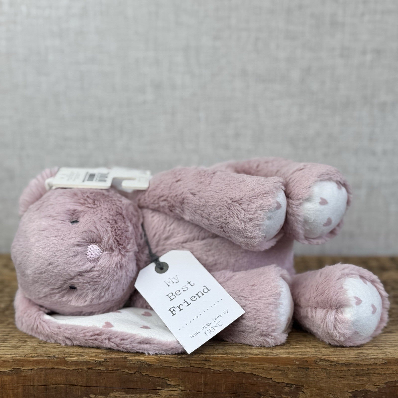 Next My Best Friend Pink Bunny New With Tags Baby Girl Next Rabbit Plush