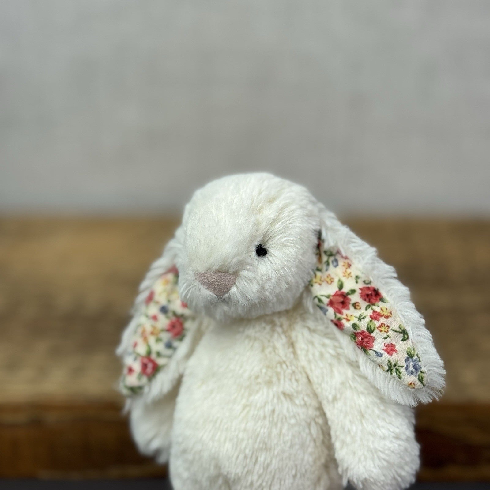 Jellycat Tiny Baby Cream Blossom Bashful Bunny - Tiny Floral Rabbit  Bunny 5”