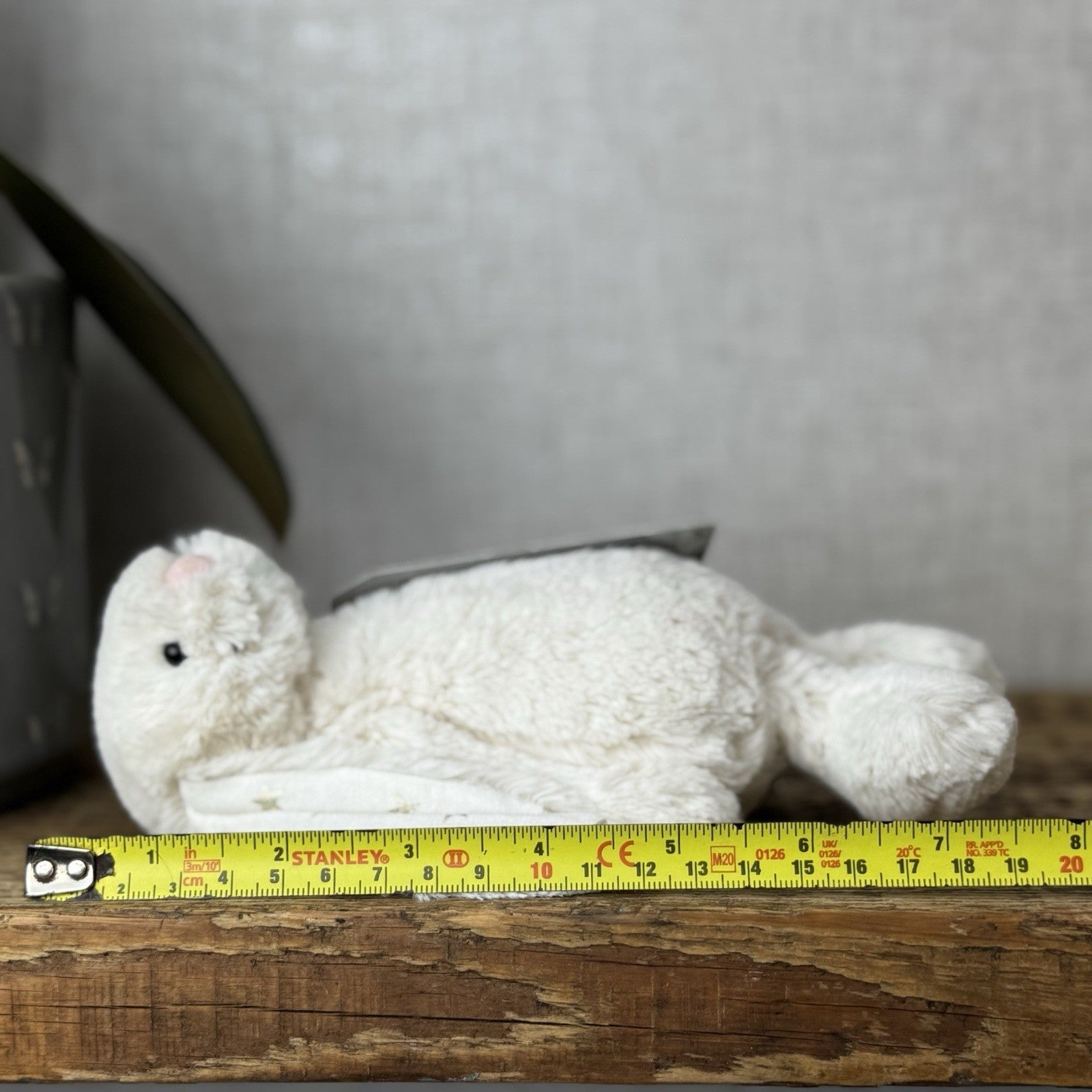 Jellycat Small Twinkle Bunny - Cream Rabbit With Star Ears - Small Cream 8”