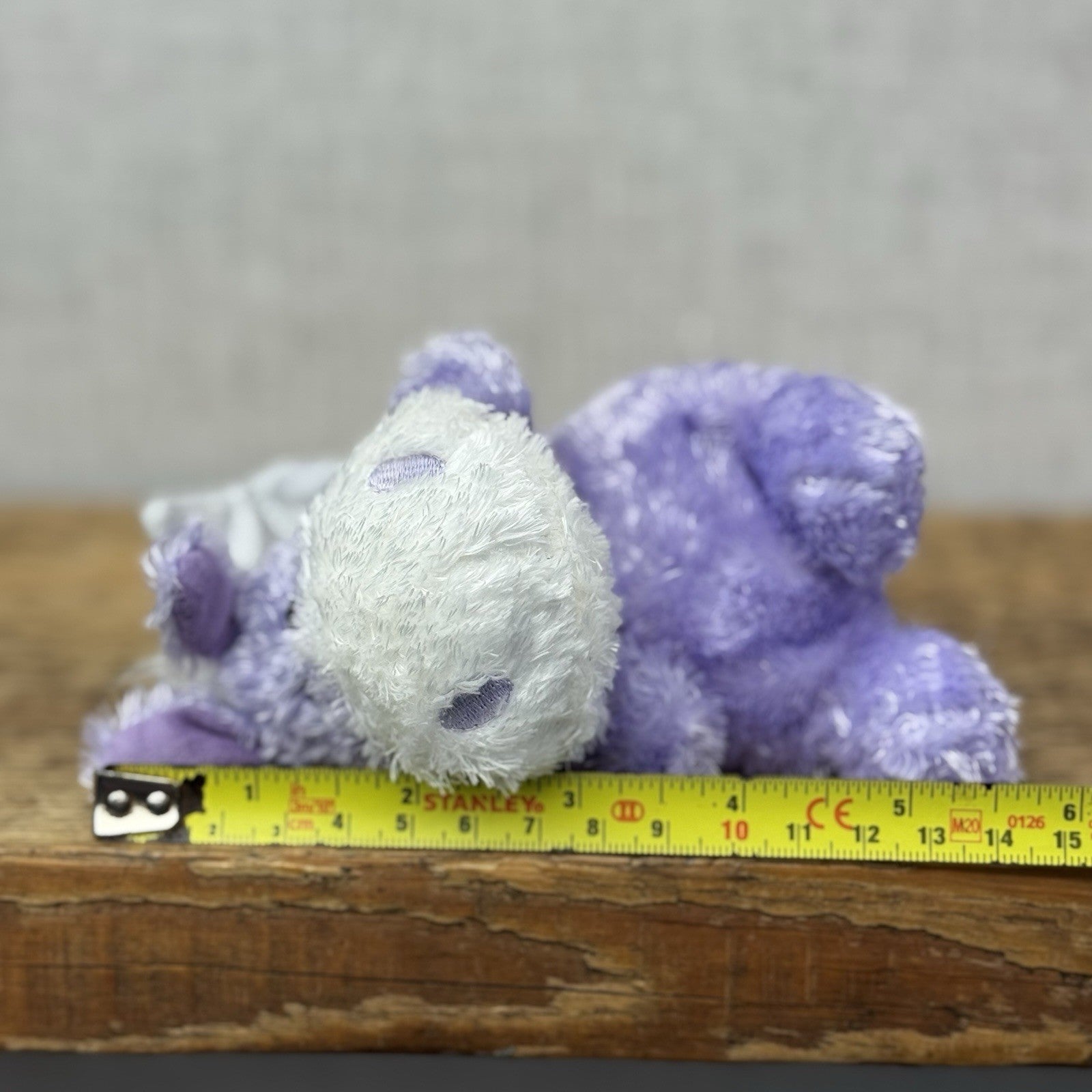 Russ Berrie Luvvies - Lynn Purple Pegasus Beanie - Pudding Soft Toy Tiny 4”