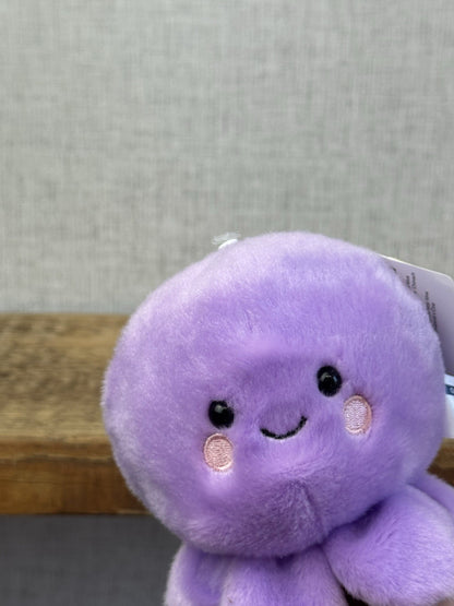 Aurora - Palm Pals Mini Beanbag Plush Purple Oliver Octopus BNWT 5"