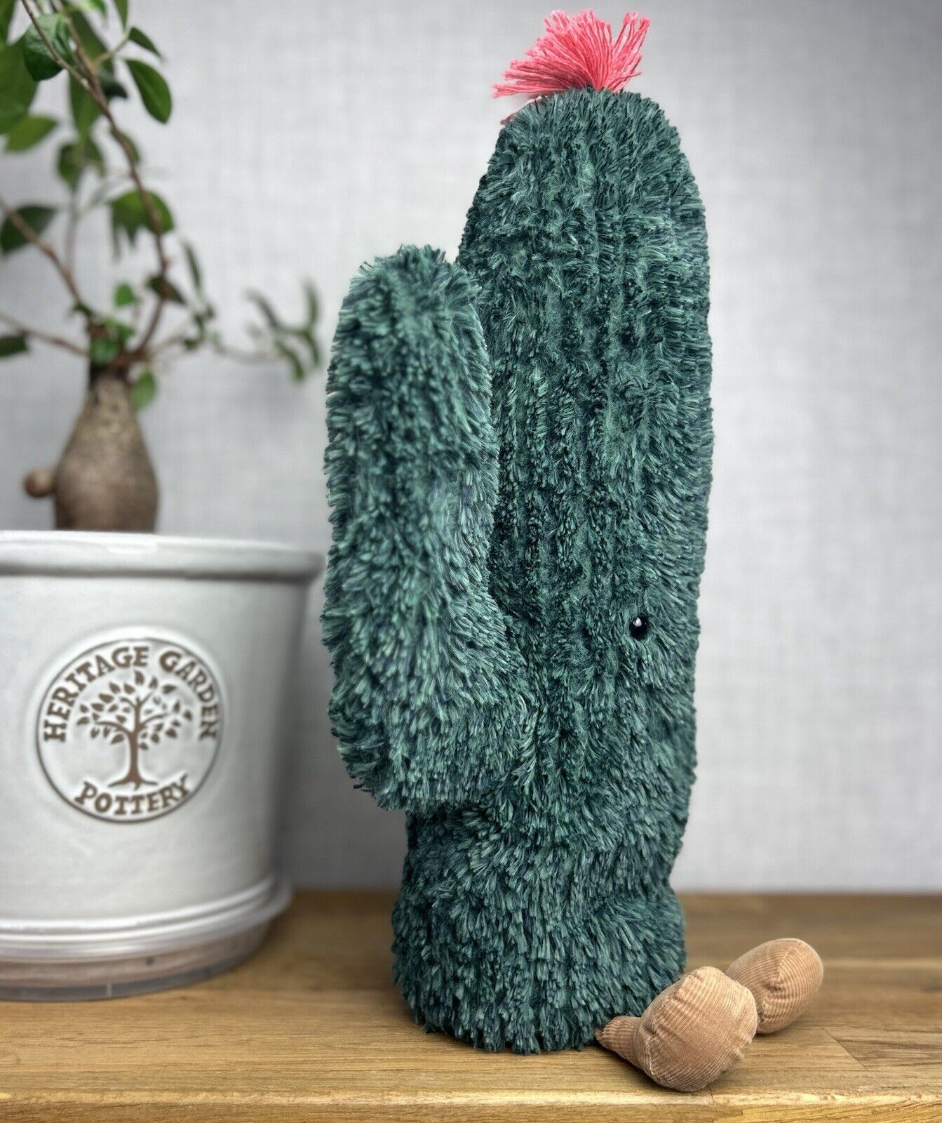 Jellycat Large Amuseable Cactus - Large Green Cactus Soft Toy Plush Garden 16"