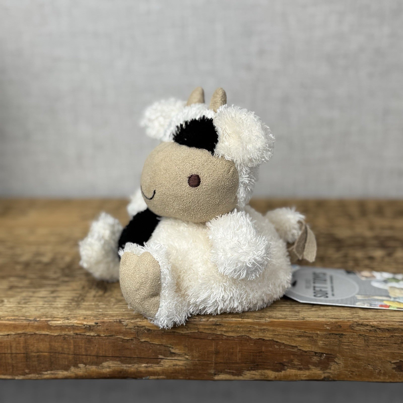 Jellycat Pudding Cow - Vintage Pudding Cow Soft Toy Pristine 5"