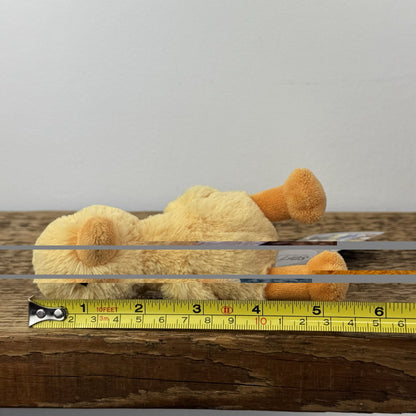 Jellycat Yellow Diddy Duckling - Tiny Rare Yellow Duckling Mini Beanie Plush 5"