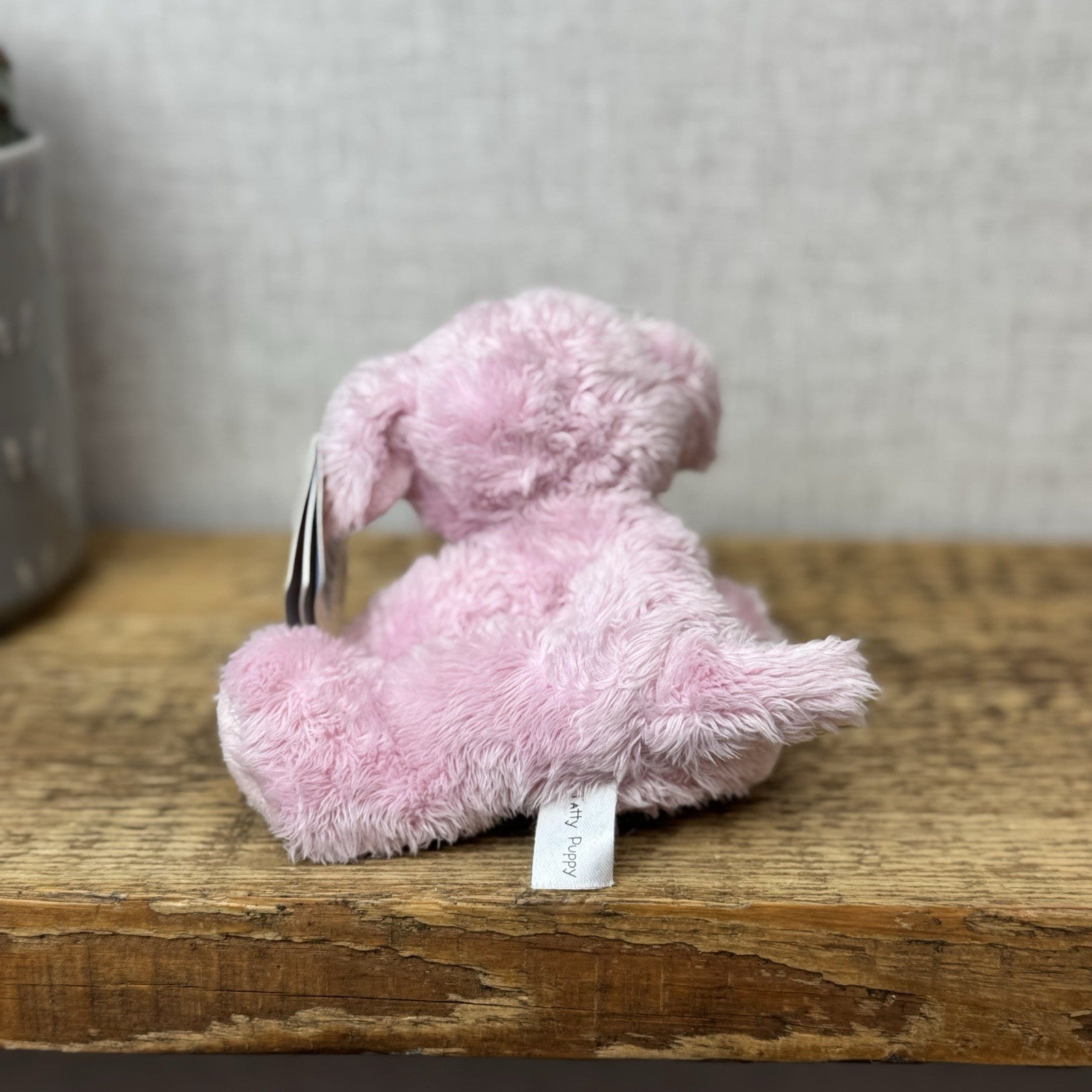 Blue Nose Friends - Tatty Puppy - Pink Fluffy Puppy Retired New With Tags 5"