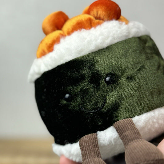 Jellycat Amuseable Sushi Maki - Retired Rare Jellycat Sushi Food Play Beanie 4"
