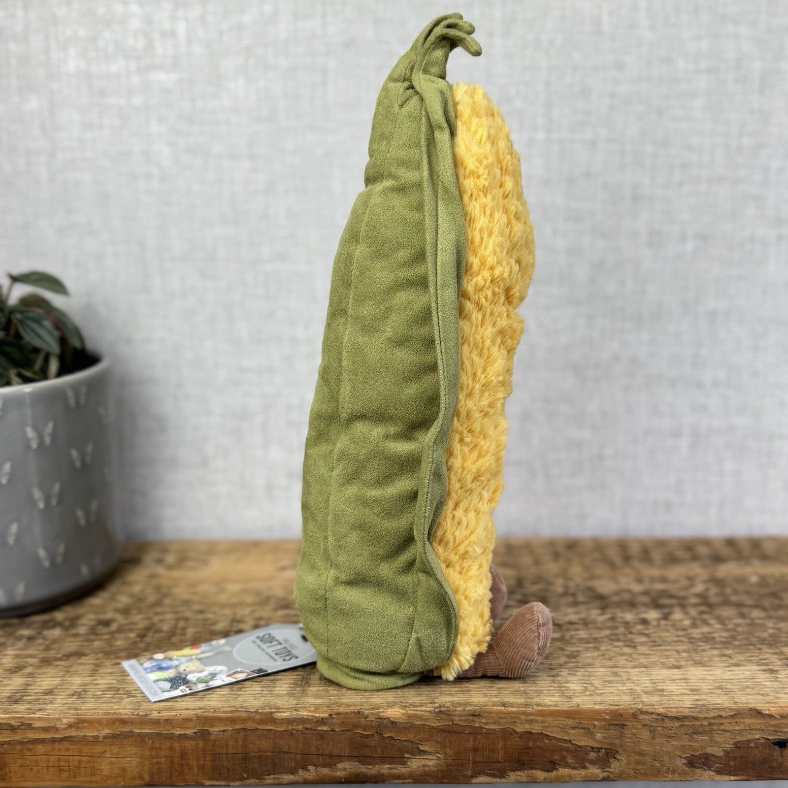 Jellycat Amuseable Corn On The Cob - Corn Cob With Legs Medium Retired Plush 12"