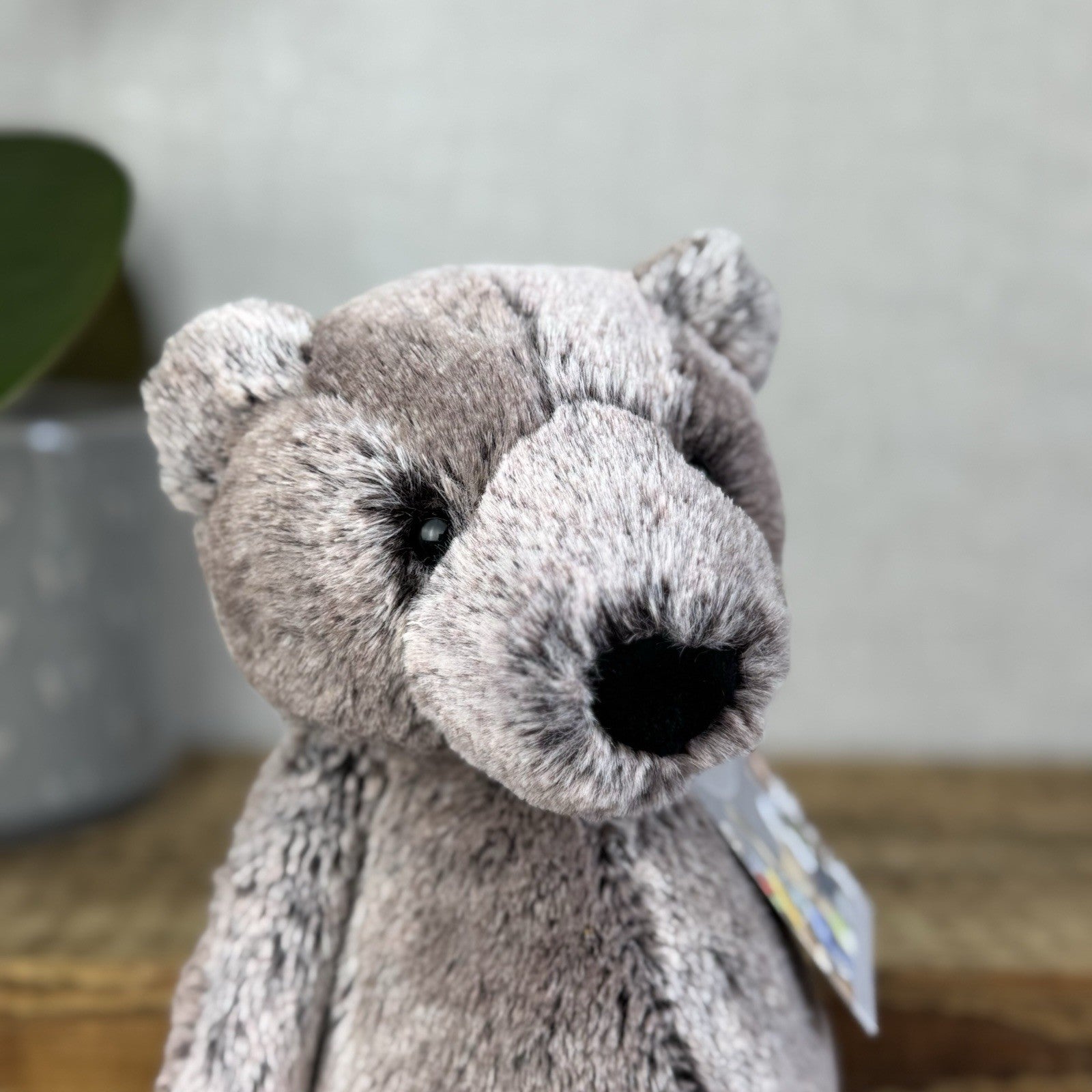 Jellycat Bramble Bear - Medium Woodland/cottontail colour Bashful Bear 12"