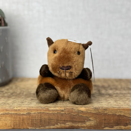 Aurora - Sid Capybara - Palm Pals Mini Beanbag Plush Mini Capybara Plush Toy 5”
