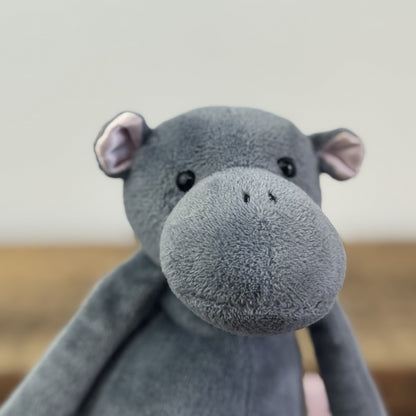 Jellycat Small Dancing Darcy Hippo - Small Hippo Soft Toy Ballerina Rare 8"