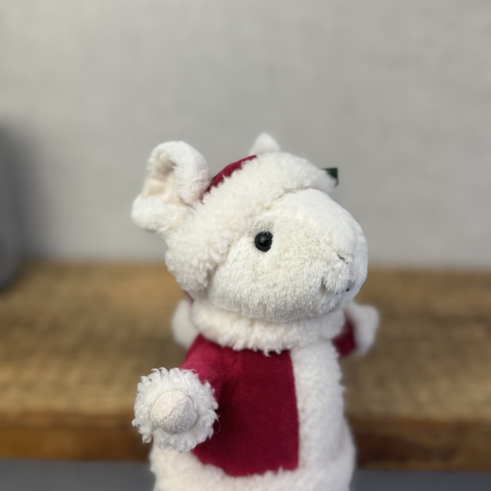 Jellycat Merry Mouse - Mouse In Santa Outfit Retired Christmas Mouse 8"