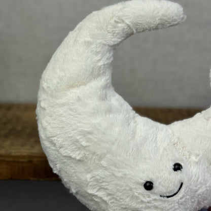 Jellycat Amuseable Moon Plush Beanie Soft Toy - Moon Decor Display Cute 12"