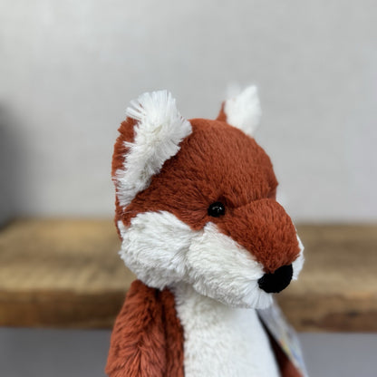 Jellycat Medium Bashful Fox Cub - Orange Fox Beanie Plush Retired 12” (#2)