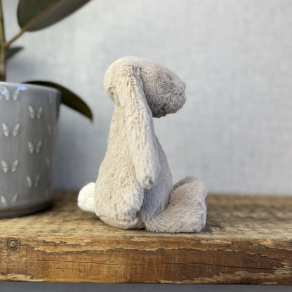 Jellycat Small Bashful Beige Bunny - Light Brown Bunny Old Version Paper Tag 8"
