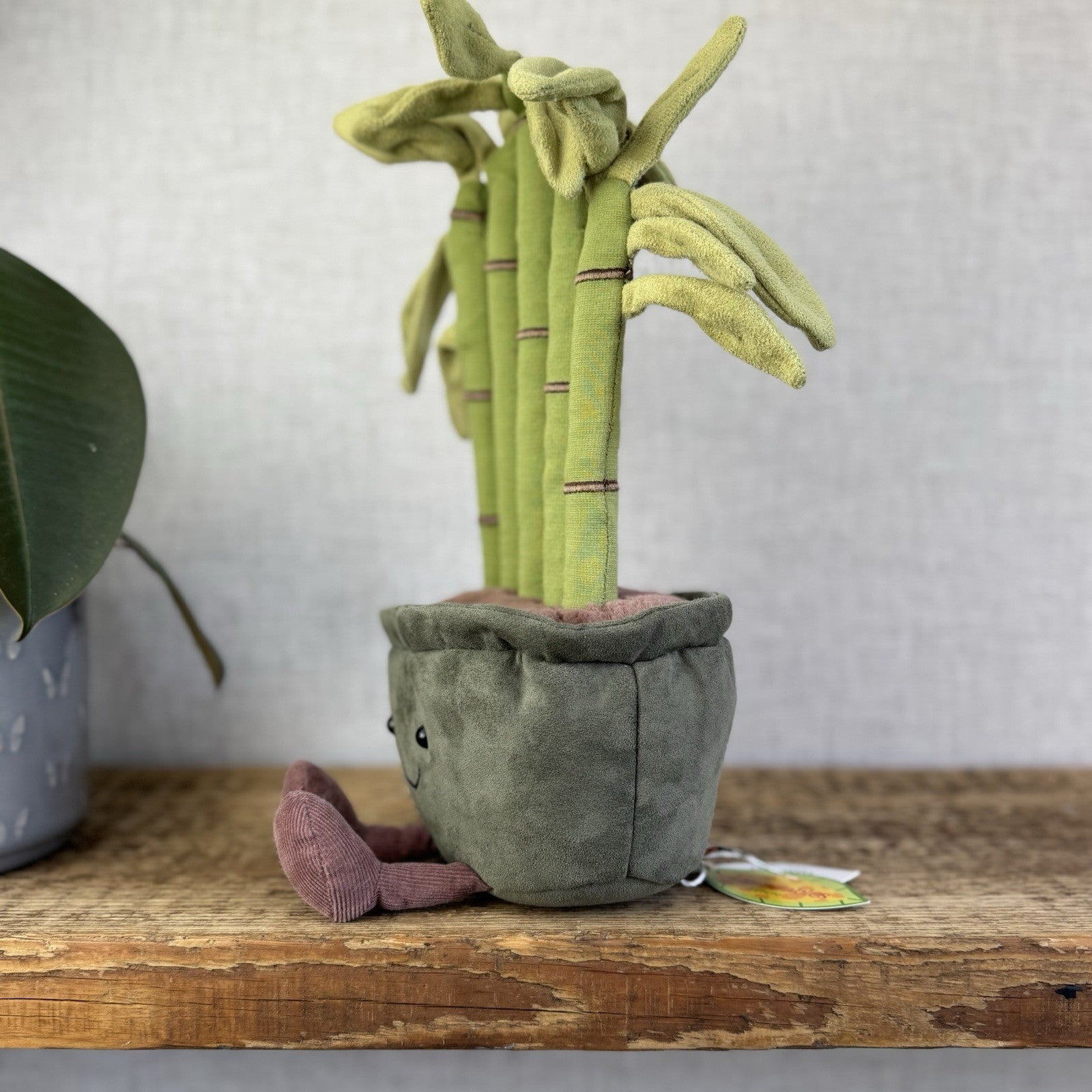 Jellycat Amuseable Potted Bamboo - Plant Soft Toy Display Plush Teddy 12"