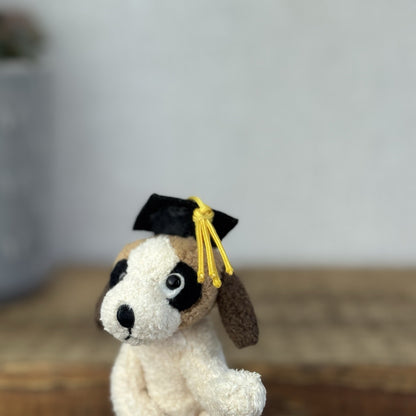 Russ Luv Pets Graduation Dog Patches - TINY Mini Version Super Cute 3” With Tags