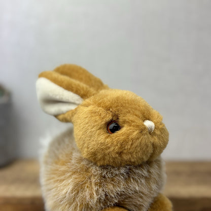 John Lewis Vintage Bunny Rabbit Beanie - Mini Bob Tail Beanie Plush Fluffy 6"