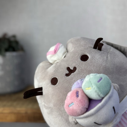 Pusheen Ice Cream Parlour Plush - Retired Claire’s Exclusive Pusheen With Tags