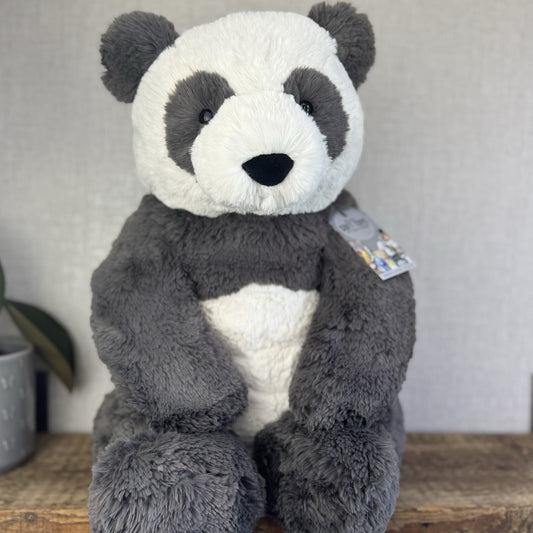 Jellycat Huge Harry Panda Cub - Super Soft Panda Beanie Plush - Retired 46cm/18”