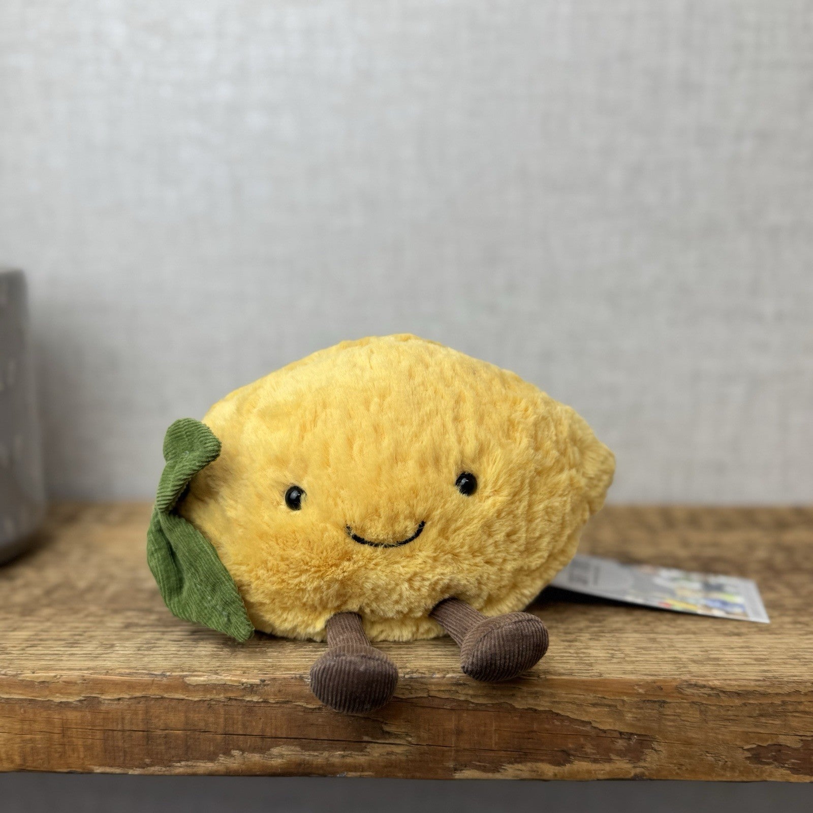 Jellycat Small Amuseable Lemon - Small Lemon With Legs - Food Play Soft Toy 6"