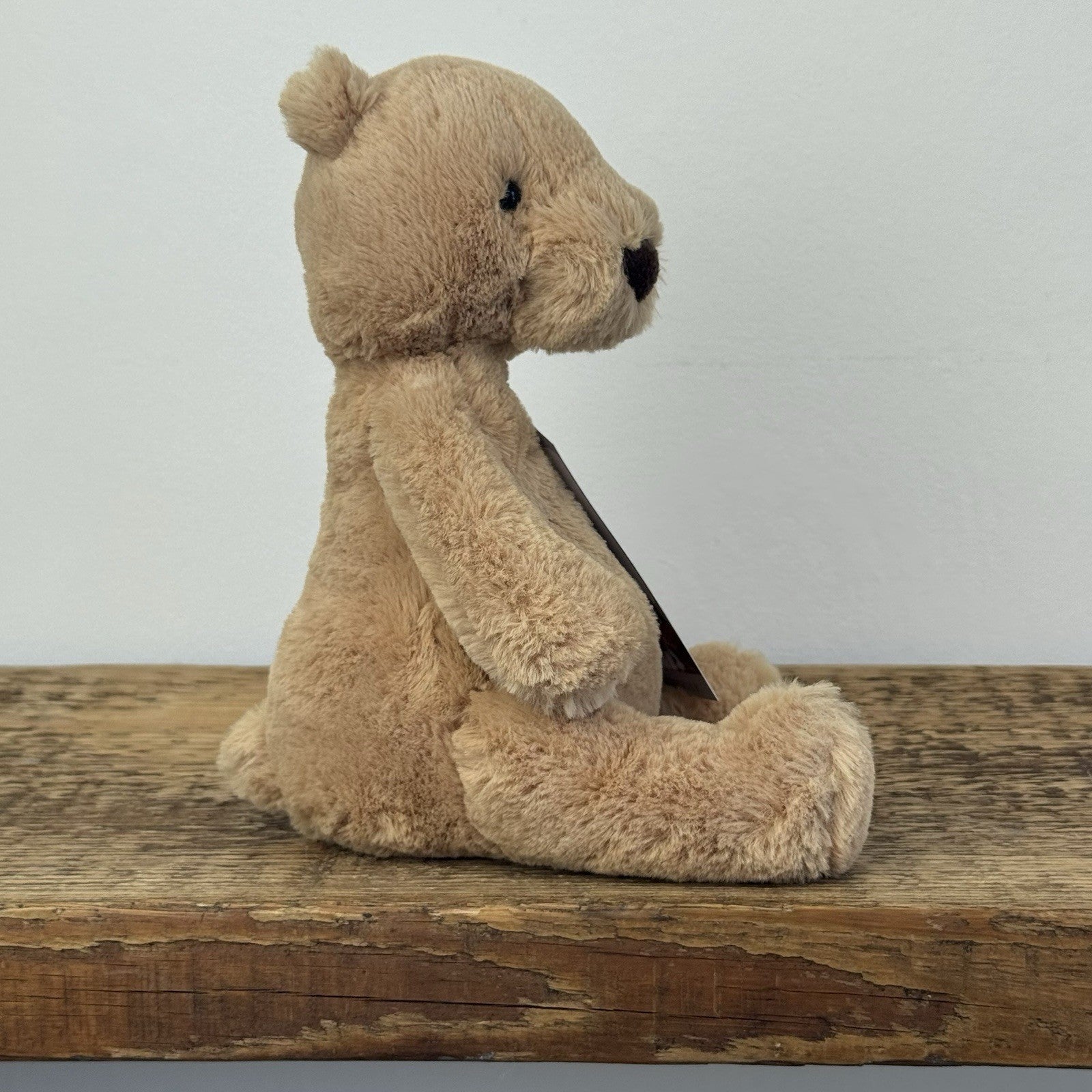 Jellycat Small Puffles Bear - Small Golden Beanie Bear Soft Toy Retired 8"